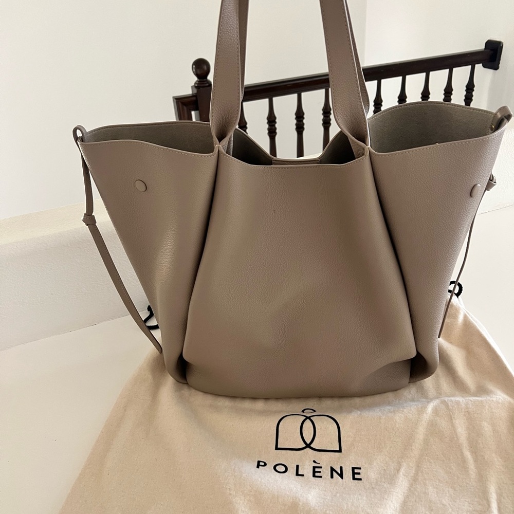 Polene La Cabas Tote in Taupe